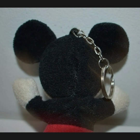 Vintage Disney Mickey Mouse Plush Keychain Disneyland Walt Disney World - Picture 4 of 6